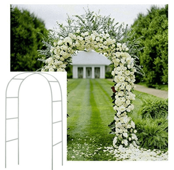 BowLift | Wedding Decoration Party Props White Metal Wedding Arch
