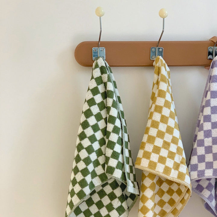 Colourful Checkerboard & Stripe Towels | Bowlift