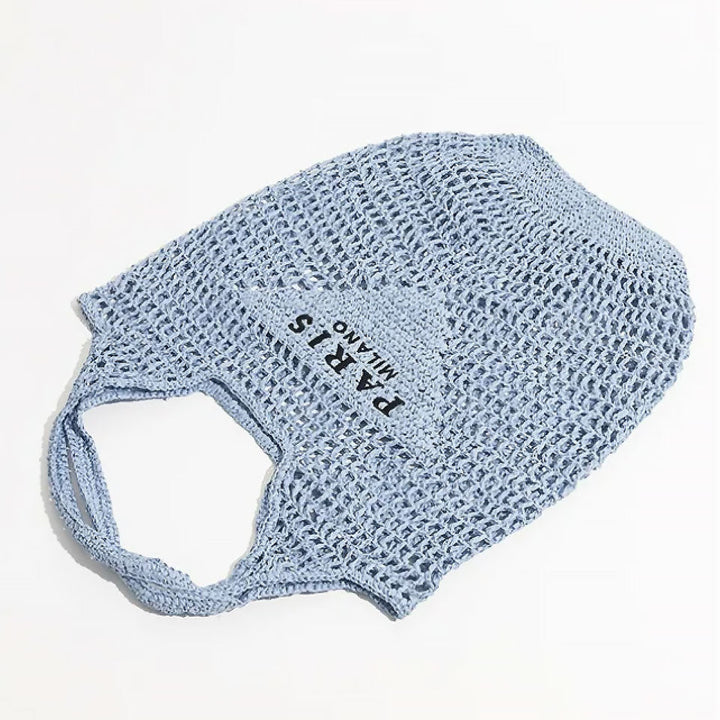 BowLift | Net straw crochet beach bag