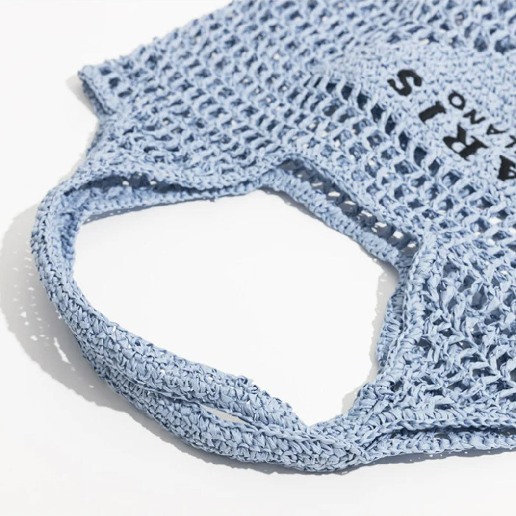BowLift | Net straw crochet beach bag