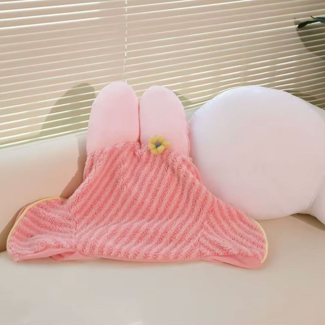 Rabbit Throw Pillow – Cute Bunny Shaped Cushion | Bowlift