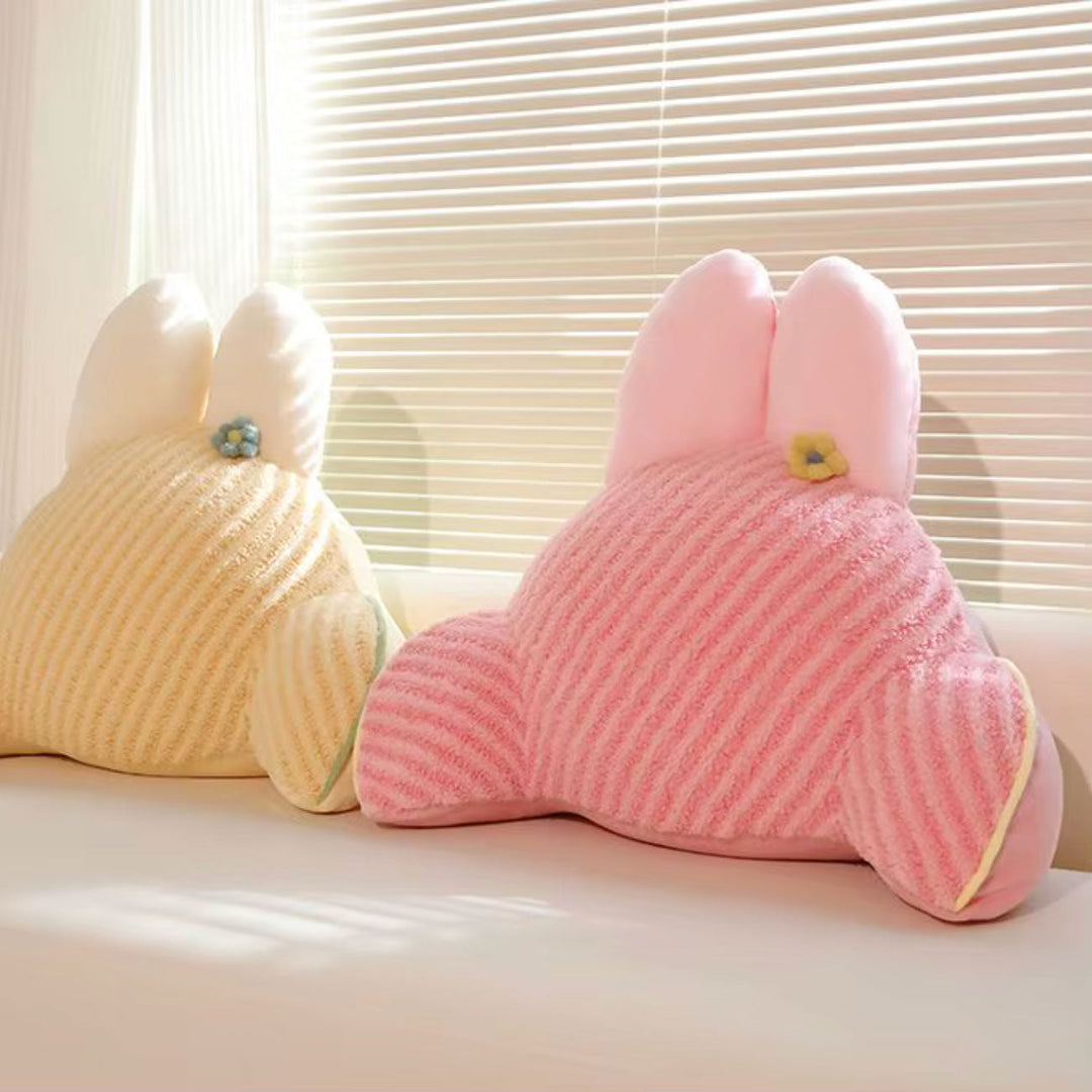 Rabbit Throw Pillow – Cute Bunny Shaped Cushion | Bowlift