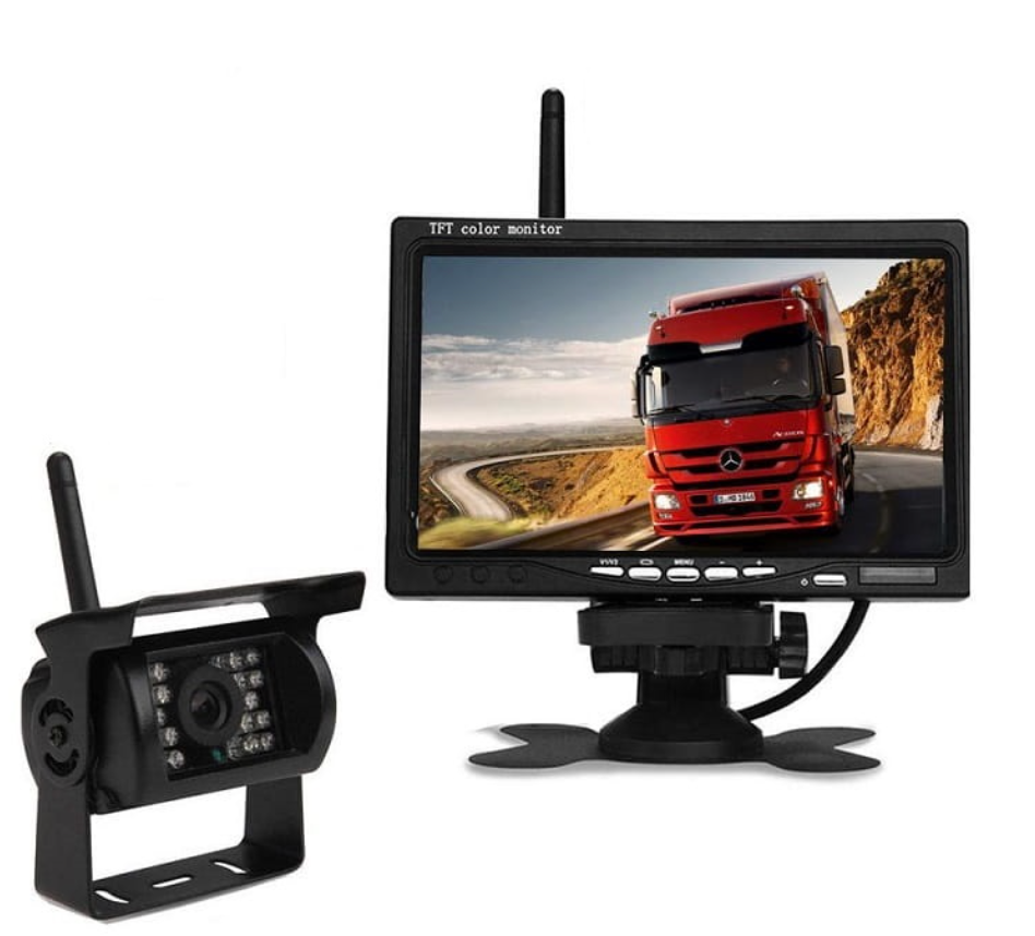 BowLift | Trailer Truck RV Wireless Backup Camera System with 7" Screen & Wide-Angle View