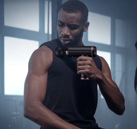 BowLift | Portable massage gun with 4 attachments for effective muscle regeneration