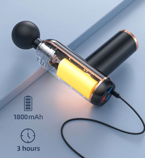 BowLift | Portable massage gun with 4 attachments for effective muscle regeneration