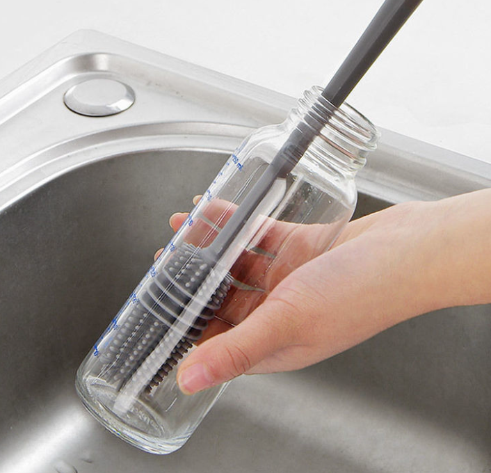 BrushMaster – Silicone Dish Brush for Bottles and Glasses Bowlift