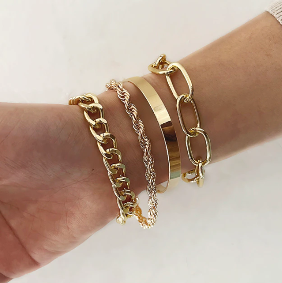 Enchanting Arm Candy | Stunning 4-Piece Bracelet Set Bowlift