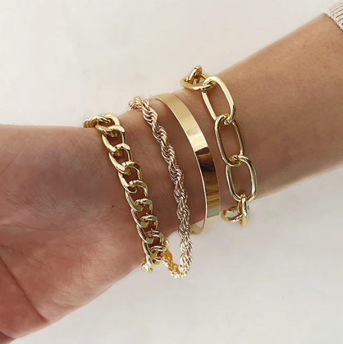 Enchanting Arm Candy | Stunning 4-Piece Bracelet Set Bowlift