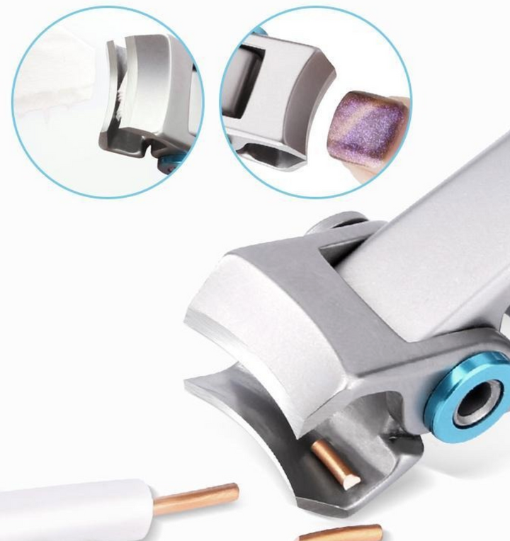 FLORENCE Professional Nail Clipper for Thick Nails | Stainless Steel Nail Clipper with Ergonomic Design | Bowlift