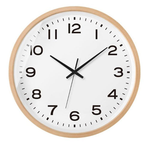 BowLift | NordWood - Scandinavian Wooden Wall Clock Minimalist Design