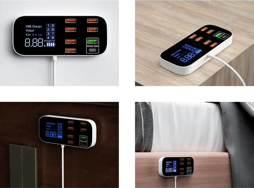 BowLift | Eindhoven Multi USB Charger | Fast charger for power adapter