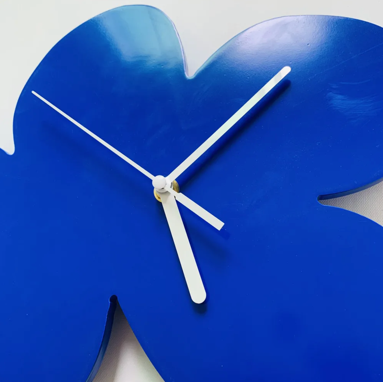 BowLift | Small Blue Geometric Wall Clock