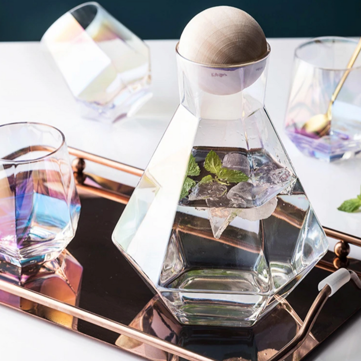 Diamond Drinkware 5-Piece Set Bowlift
