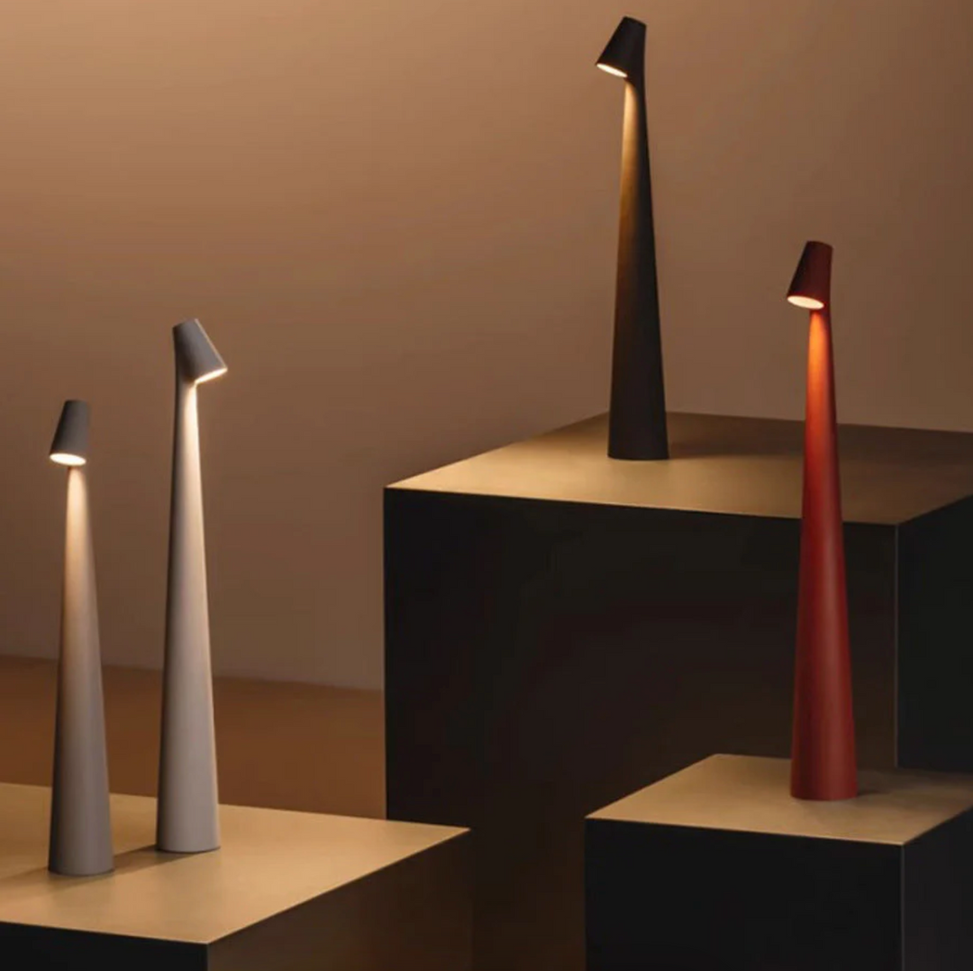BowLift | At the desk LED Northern light - 3 intensities, wireless Scandinavian design