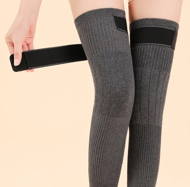BowLift | Knee Warmers | Adjustable Fit | Soft Knit with Cashmere Blend