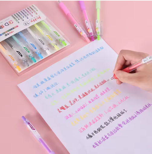 BowLift | Colorful Gel Pen Set for Creative 3D Artworks