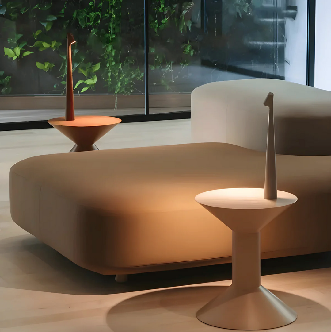 BowLift | At the desk LED Northern light - 3 intensities, wireless Scandinavian design