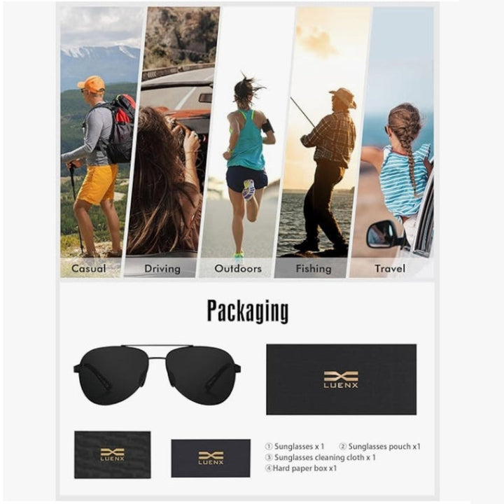 Pilot glasses with polarized lenses | Bowlift