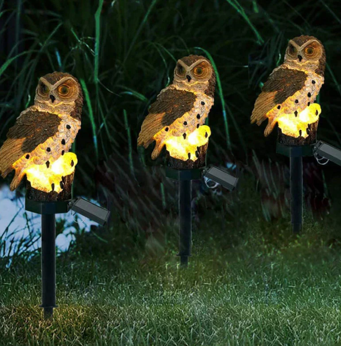 BowLift | Solar Owl Garden Light