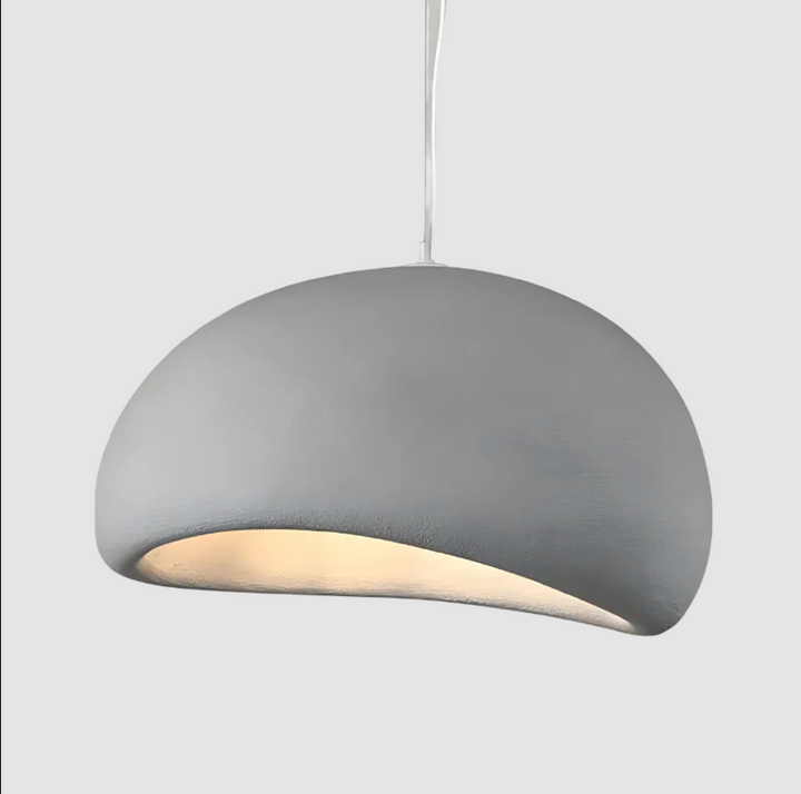 BowLift | LED Pendant Lamp - Nordic Wabi Sabi Design - Adjustable Lighting Fixture for Home Decor & Modern Interiors