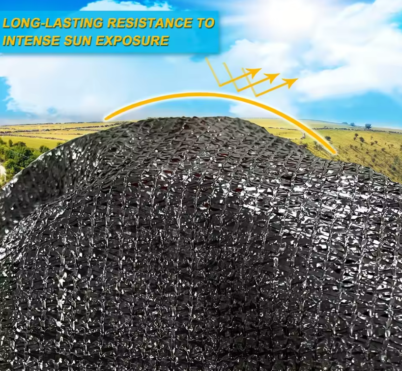 BowLift | Black shade cloth sunblock mesh cover