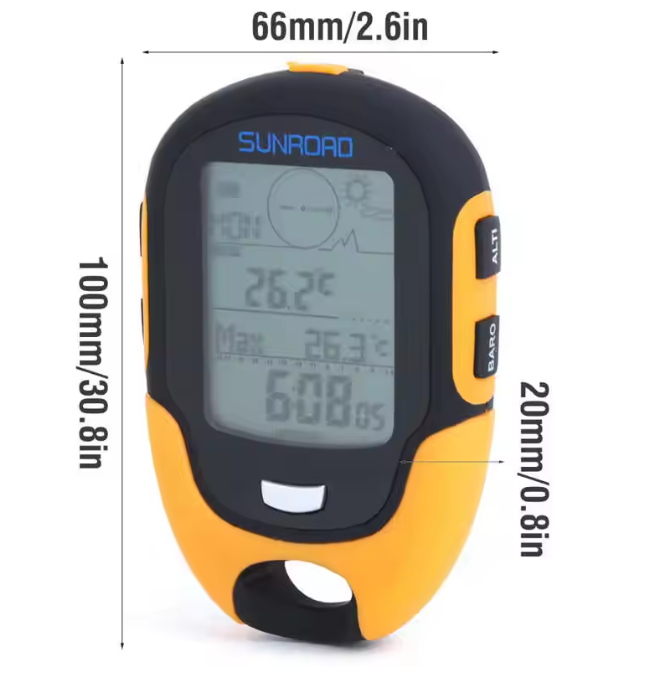 GPS Tracker Outdoor Black Orange | Bowlift