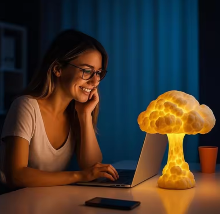 Mushroom lamp LED Warm white table lamp | Bowlift