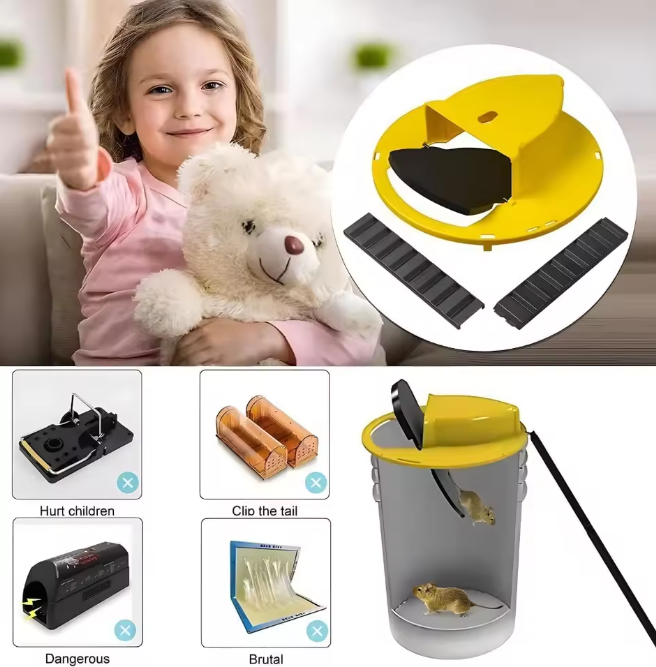Reusable live trap for mice & rats | Bowlift