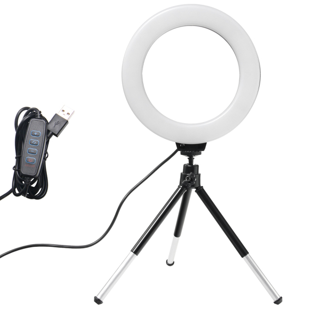 BowLift | Ring Light With Stand 6inch Holder For Live Stream LED Ring Light Youtube Video With Tripod