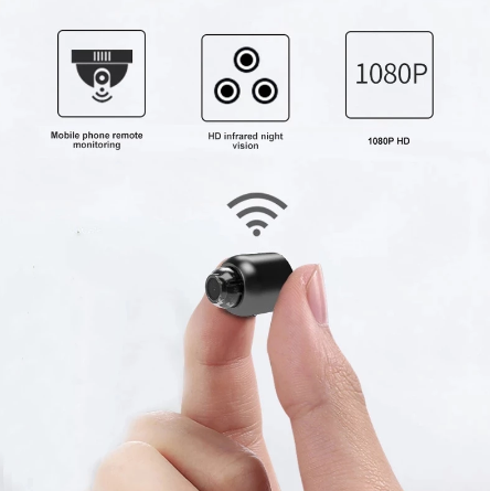 BowLift | Waterproof HD Mini Camera With Night Vision and Wide Angle Lens IP WiFi 1080P HD 160° Wide Angle