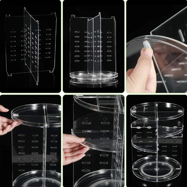 BowLift | 360° Rotating Makeup Storage Organizer