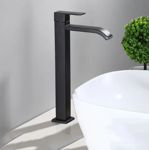 BowLift | Basin Tap Matte Black Single Lever Mixer