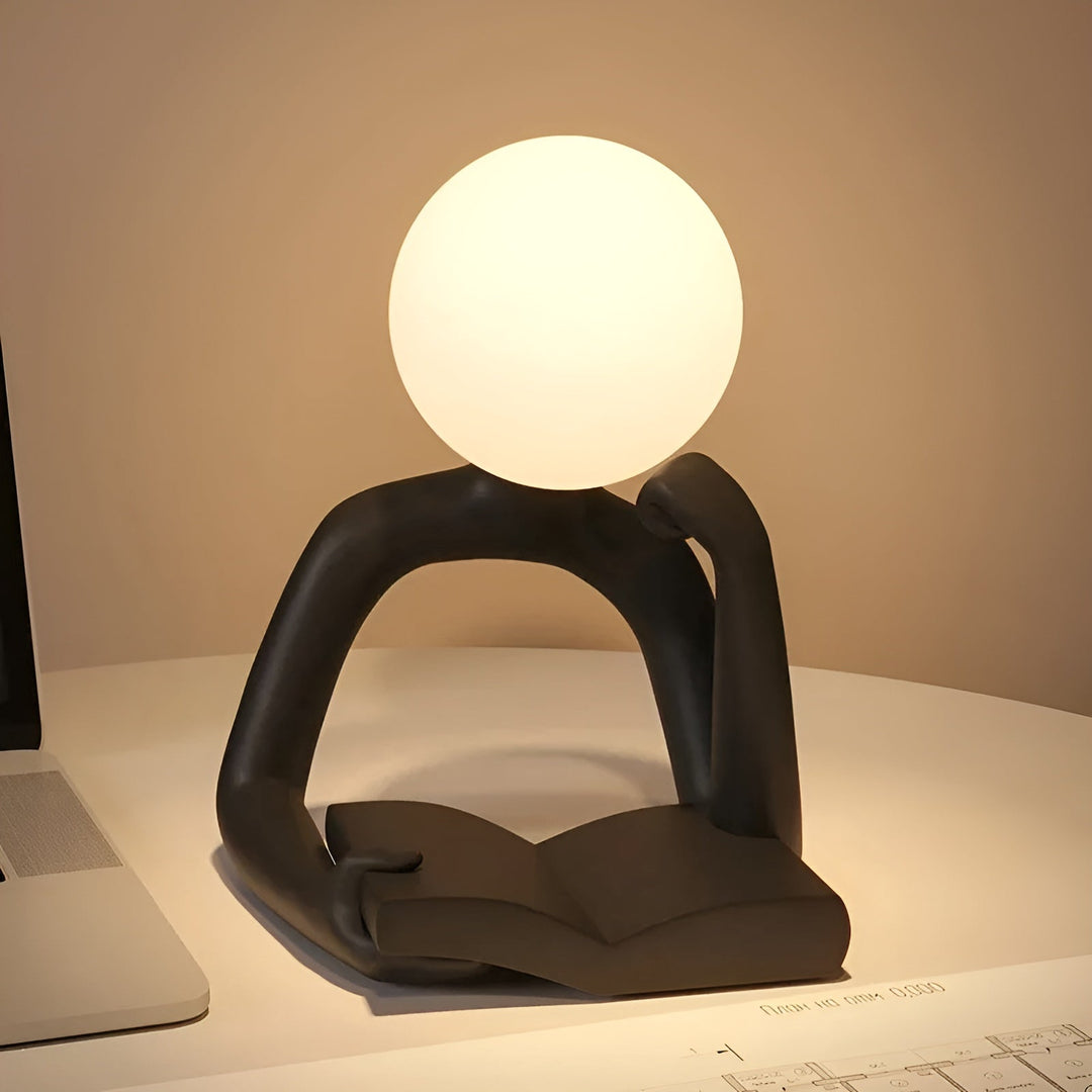 Aura Sculpt Lamp - Modern Table Lamp with Abstract Design | Bowlift