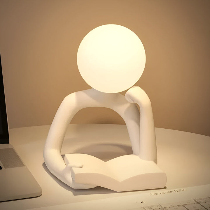 BowLift | LuxLume Refined Designer Table Lamp – Modern Art with Atmospheric Lighting