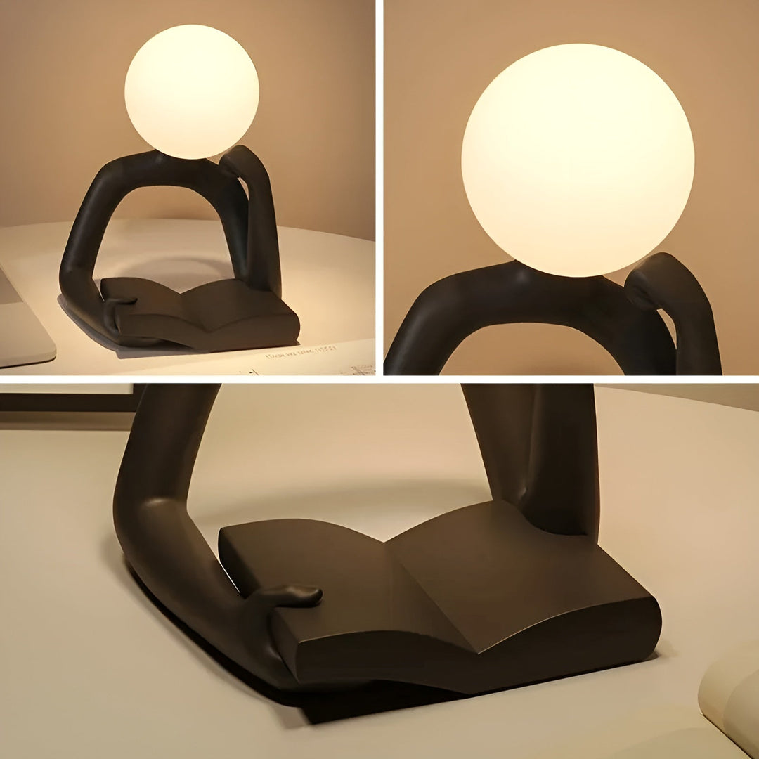 Aura Sculpt Lamp - Modern Table Lamp with Abstract Design | Bowlift