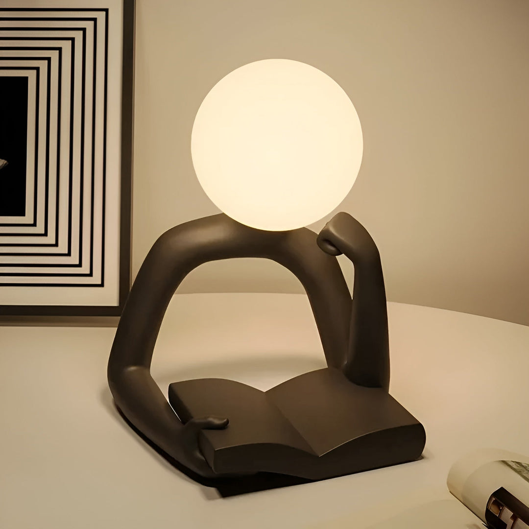 BowLift | LuxLume Refined Designer Table Lamp – Modern Art with Atmospheric Lighting