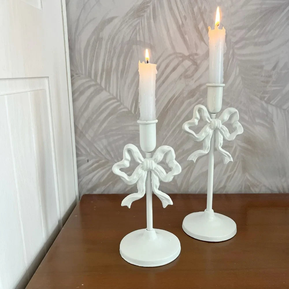 French Wrought Iron Candle Holder | Bowlift