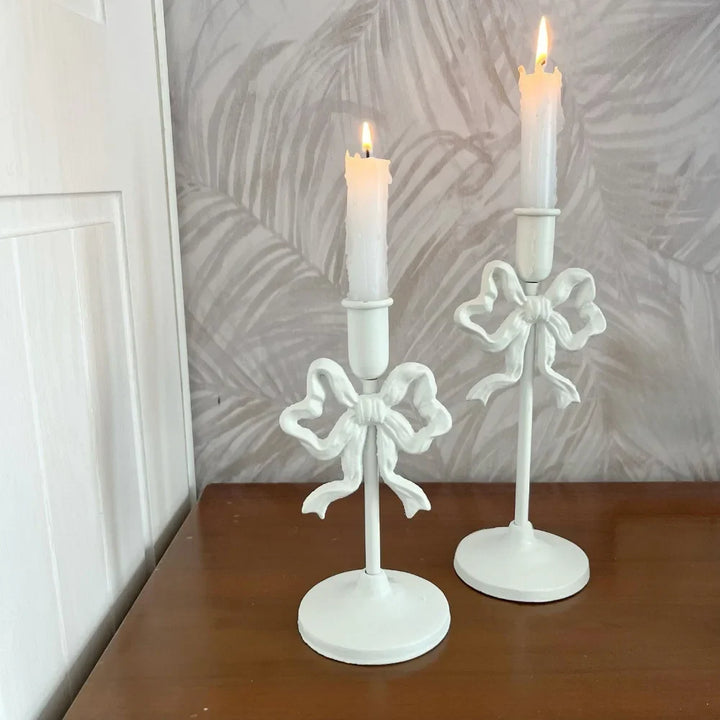 French Wrought Iron Candle Holder | Bowlift