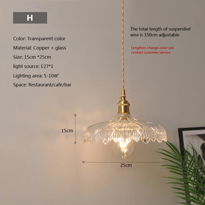 BowLift | Nordic Brilliance Transparent Glass Pendant Lamp