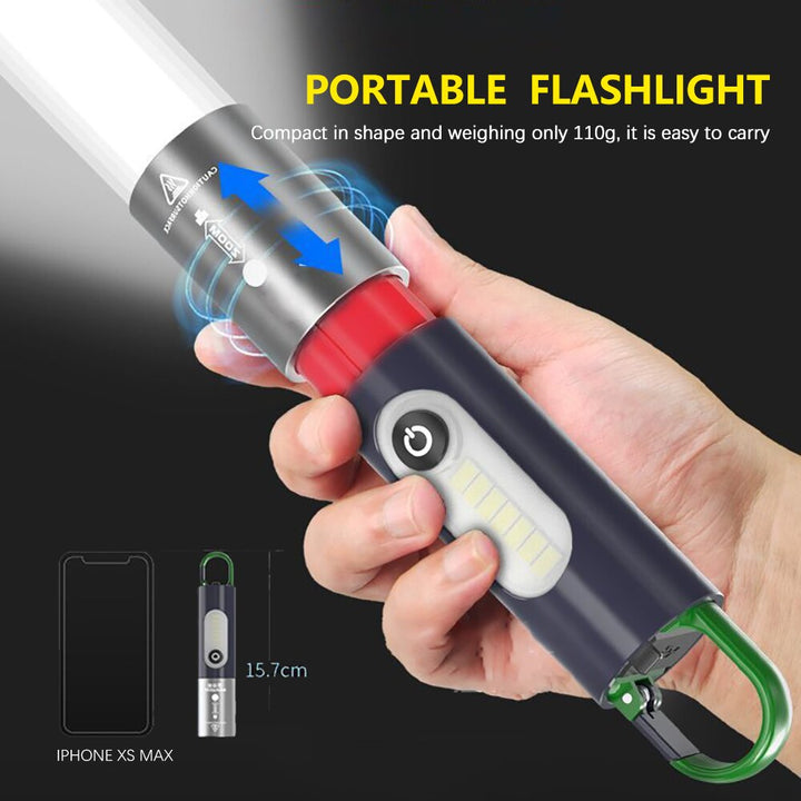 Zoom Ultra-Bright Pocket Led Outdoor Flashlight | Bowlift