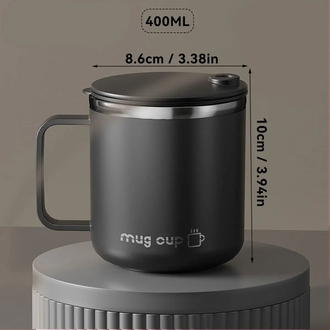 Insulated stainless steel coffee cup with lid | Bowlift