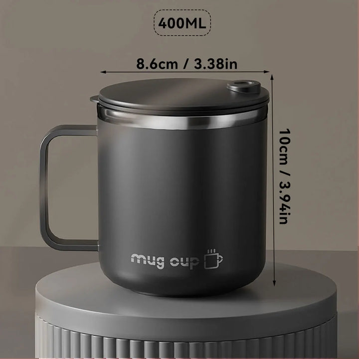 Insulated stainless steel coffee cup with lid | Bowlift