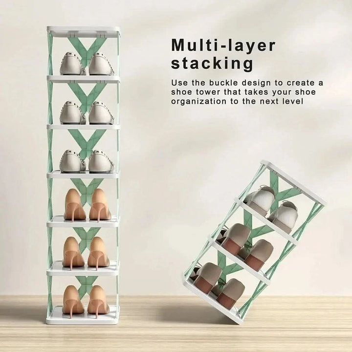 BowLift | Multi-layer shoe organizer for space-saving storage