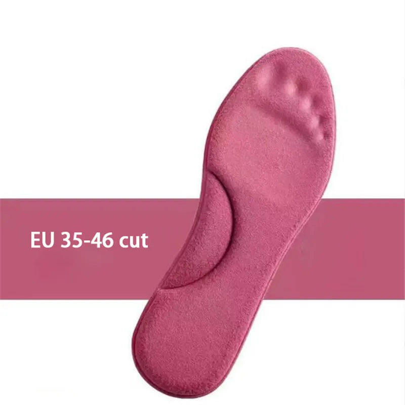 BowLift | Thermostep Self-Heating Insoles | Thermo Insoles with Memory Foam | Constant Heat | For Women & Men | Red / Yellow