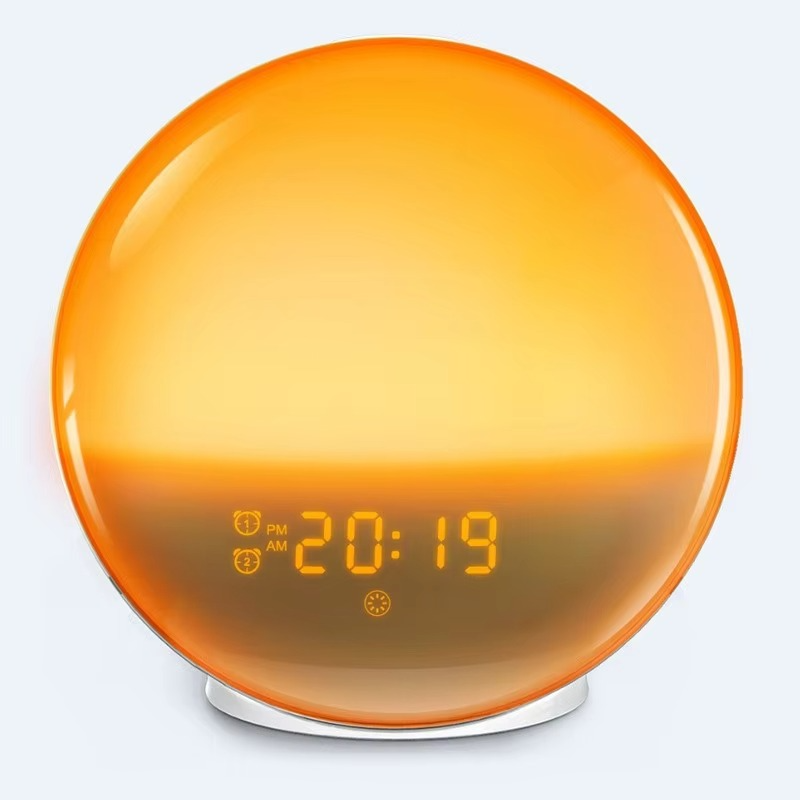 BowLift | Sunrise Simulation Wake-Up Alarm Clock with Night Light & FM Radio