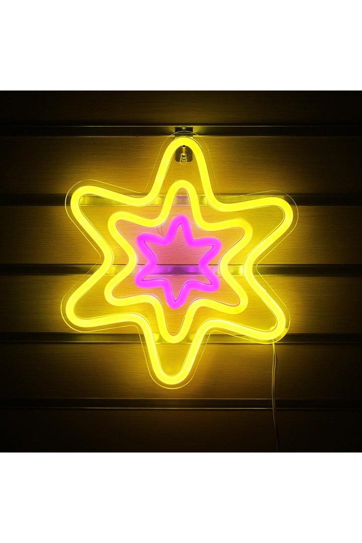 hexagonal neon sign | Bowlift