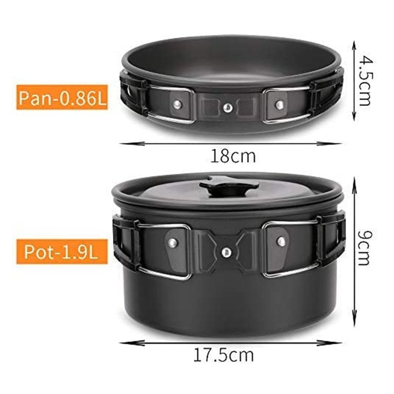 Camping Travel Cookware Kit | Bowlift