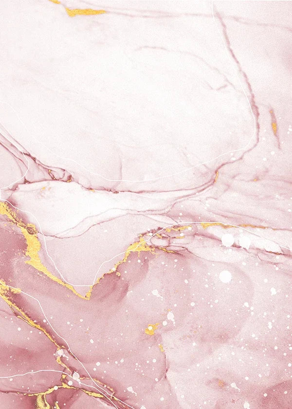 Pink Liquid Marble Print Wall Art Fine Art Canvas Prints Pictures For Living Room Bedroom Boutique Hotel Room Salon Art Decor | Bowlift