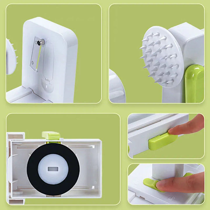 BowLift | SpiraChef Vegetable Spiralizer | 5-in-1 Spiralizer & Slicer | With Suction Foot & Foldable Design | For Zoodles, Vegetables & Fruits