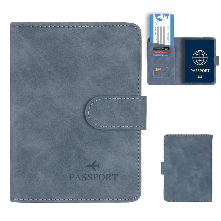 BowLift | Passport holder Travello | RFID protection | Real leather look | For women & men